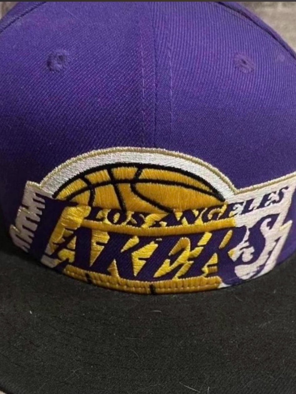 New Era Purple & Black 9FIFTY Snapback Interior Detail Hat